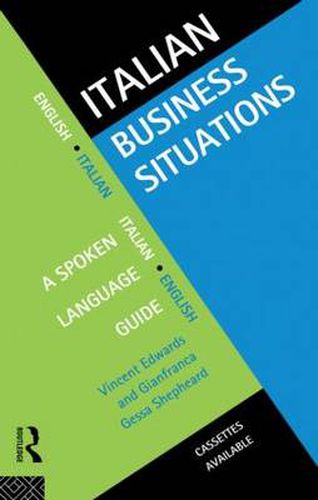 Cover image for Italian Business Situations: A Spoken Language Guide