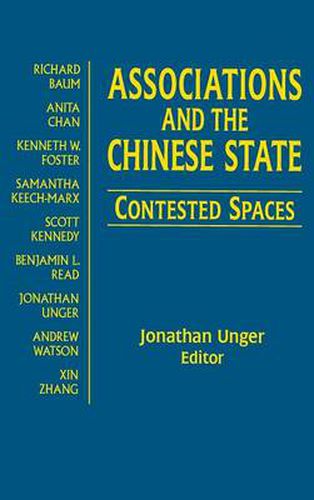 Cover image for Associations and the Chinese State: Contested Spaces