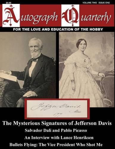 Cover image for Autograph Quarterly Magazine Volume Two Issue One