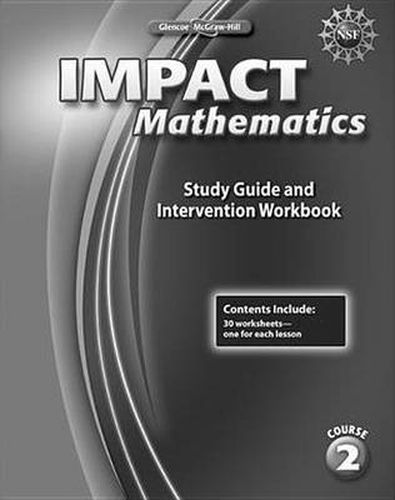 Cover image for Impact Mathematics, Course 2, Study Guide and Intervention Workbook