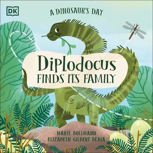 Cover image for A Dinosaur's Day: Diplodocus Finds Its Family