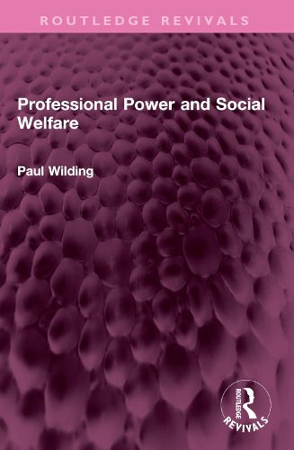 Cover image for Professional Power and Social Welfare
