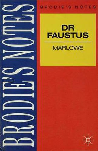 Cover image for Marlowe: Dr. Faustus