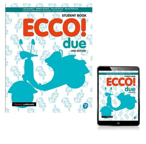 Cover image for Ecco! due Student Book with eBook