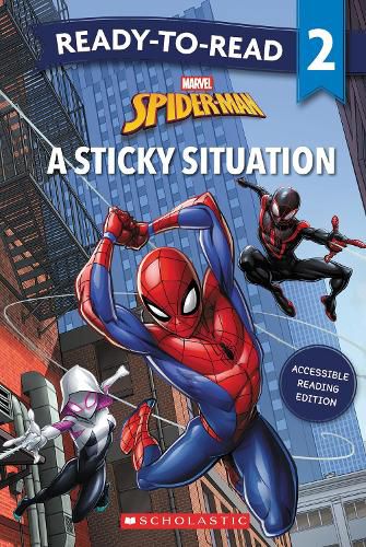 Cover image for Spider-Man: A Sticky Situation - Ready-to-Read Level 2 (Marvel)