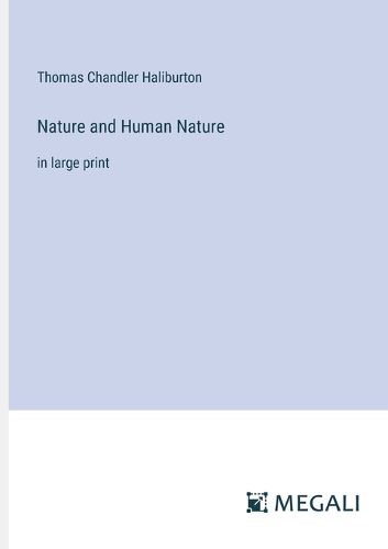 Cover image for Nature and Human Nature