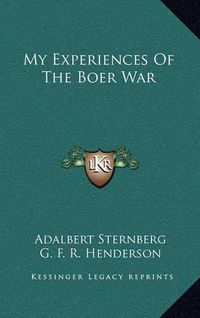 Cover image for My Experiences of the Boer War