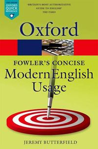 Cover image for Fowler's Concise Dictionary of Modern English Usage