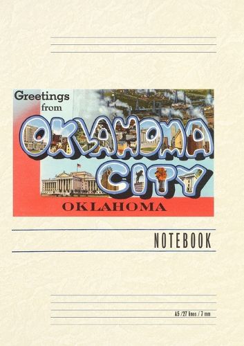 Cover image for Vintage Lined Notebook Greetings from Oklahoma City