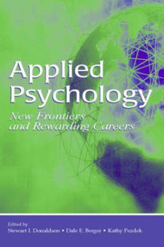 Cover image for Applied Psychology: New Frontiers and Rewarding Careers