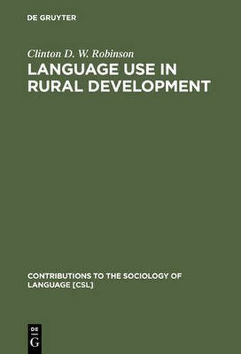 Cover image for Language Use in Rural Development: An African Perspective