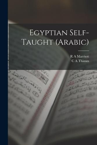 Cover image for Egyptian Self-Taught (Arabic)