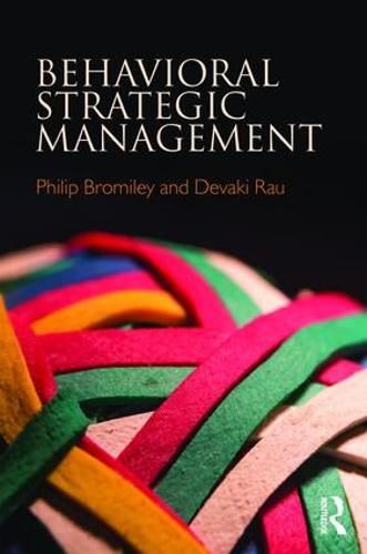 Cover image for Behavioral Strategic Management