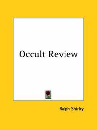 Cover image for Occult Review