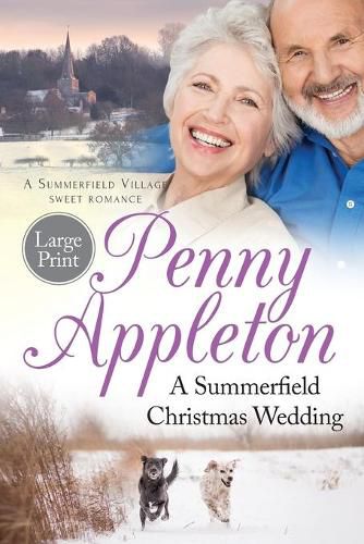 Cover image for A Summerfield Christmas Wedding: A Summerfield Village Sweet Romance Large Print