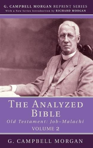 Cover image for The Analyzed Bible, Volume 2: Old Testament: Job-Malachi