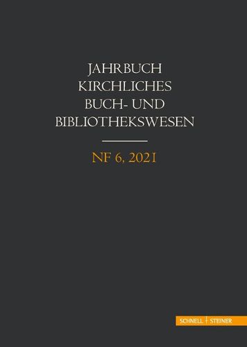 Cover image for Jahrbuch Kirchliches Buch- Und Bibliothekswesen