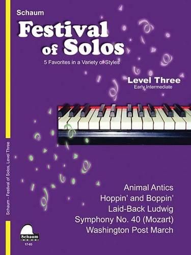 Cover image for Festival of Solos: Level 3 Early Intermediate Level
