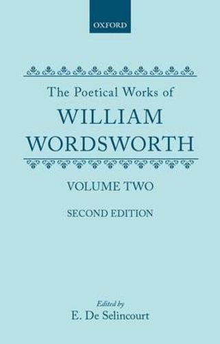 Cover image for The Poetical Works of William Wordsworth: Volume II