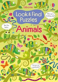 Cover image for Look and Find Puzzles Animals