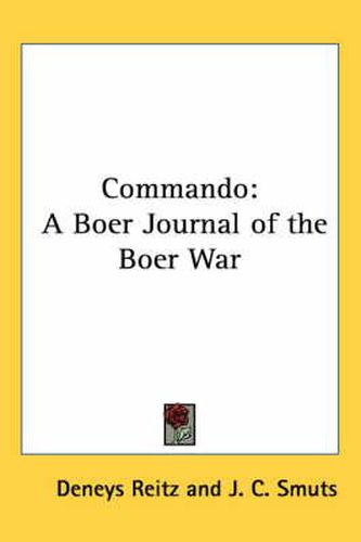 Cover image for Commando: A Boer Journal of the Boer War