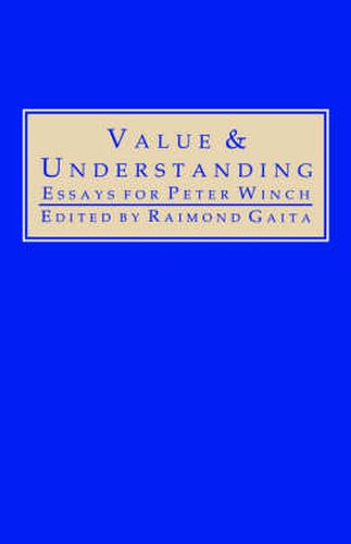 Value and Understanding: Essays for Peter Winch