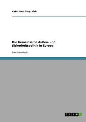 Cover image for Die Gemeinsame Aussen- und Sicherheitspolitik in Europa