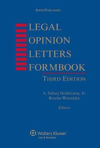 Legal Opinion Letters Formbook