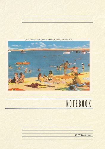 Cover image for Vintage Lined Notebook Greetings from Southampton, Long Island, New York