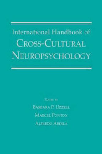 Cover image for International Handbook of Cross-Cultural Neuropsychology