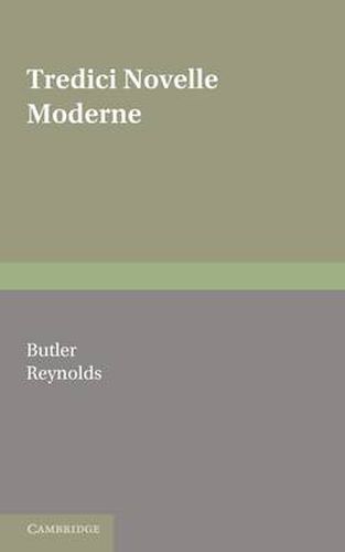 Cover image for Tredici Novelle Moderne