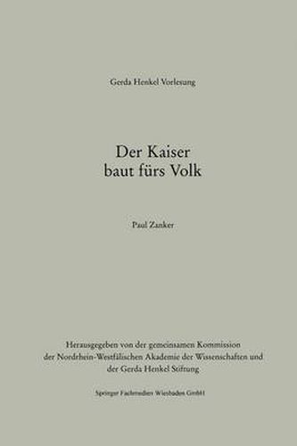 Cover image for Der Kaiser Baut Furs Volk