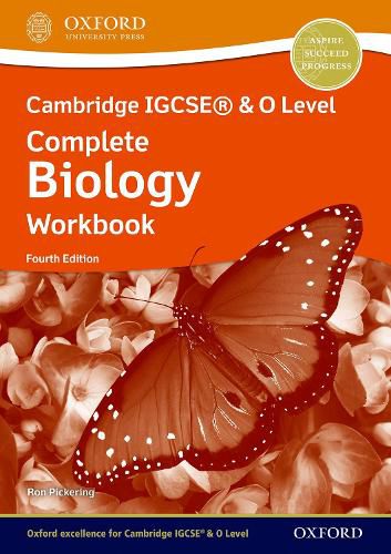 Cover image for Cambridge IGCSE (R) & O Level Complete Biology: Workbook Fourth Edition