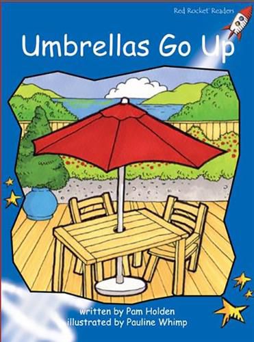 Cover image for Red Rocket Readers: Early Level 3 Fiction Set C: Umbrellas Go Up (Reading Level 10/F&P Level F)