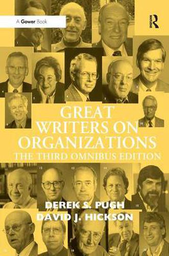 Cover image for Great Writers on Organizations: The Third Omnibus Edition