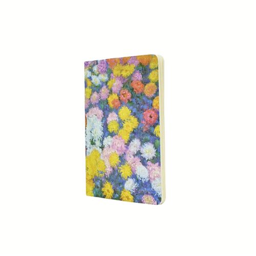 Monet's Chrysanthemums A5 Unlined Cahier