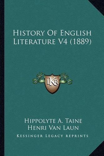 History of English Literature V4 (1889)