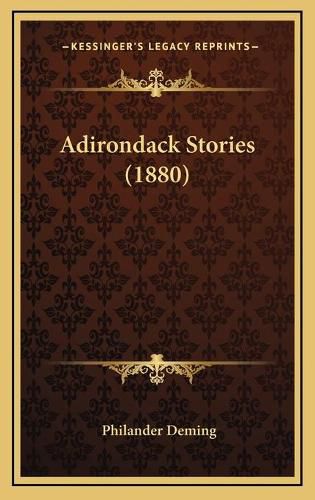 Cover image for Adirondack Stories (1880)
