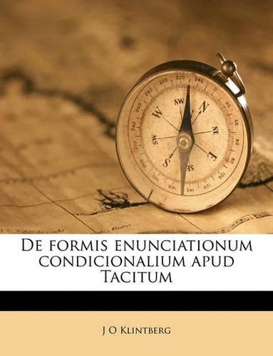 Cover image for de Formis Enunciationum Condicionalium Apud Tacitum