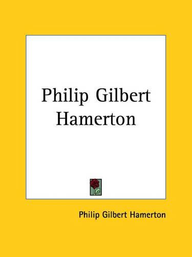 Philip Gilbert Hamerton