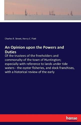 Cover image for An Opinion Upon the Powers and Duties