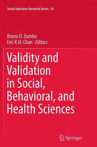 Cover image for Validity and Validation in Social, Behavioral, and Health Sciences