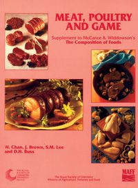 Cover image for Meat, Poultry and Game: Supplement to The Composition of Foods