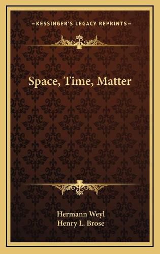 Space, Time, Matter