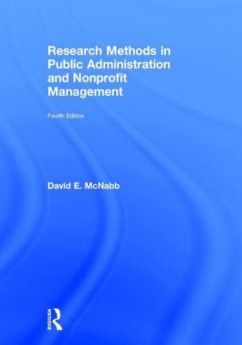 Cover image for Research Methods in Public Administration and Nonprofit Management