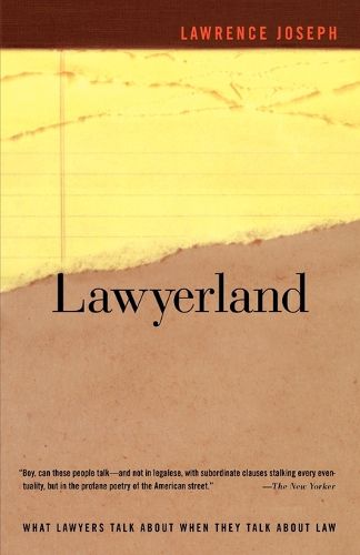 Cover image for Lawyerland: An Unguarded, Street-Level Look at Law & Lawyers Today