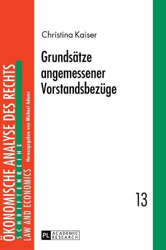 Cover image for Grundsaetze Angemessener Vorstandsbezuege