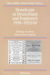 Cover image for Demokratie in Deutschland und Frankreich 1918-1933/40