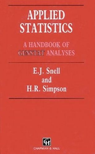 Cover image for Applied Statistics: Handbook of GENSTAT Analysis