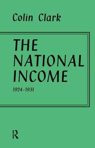 Cover image for National Income 1924-1931